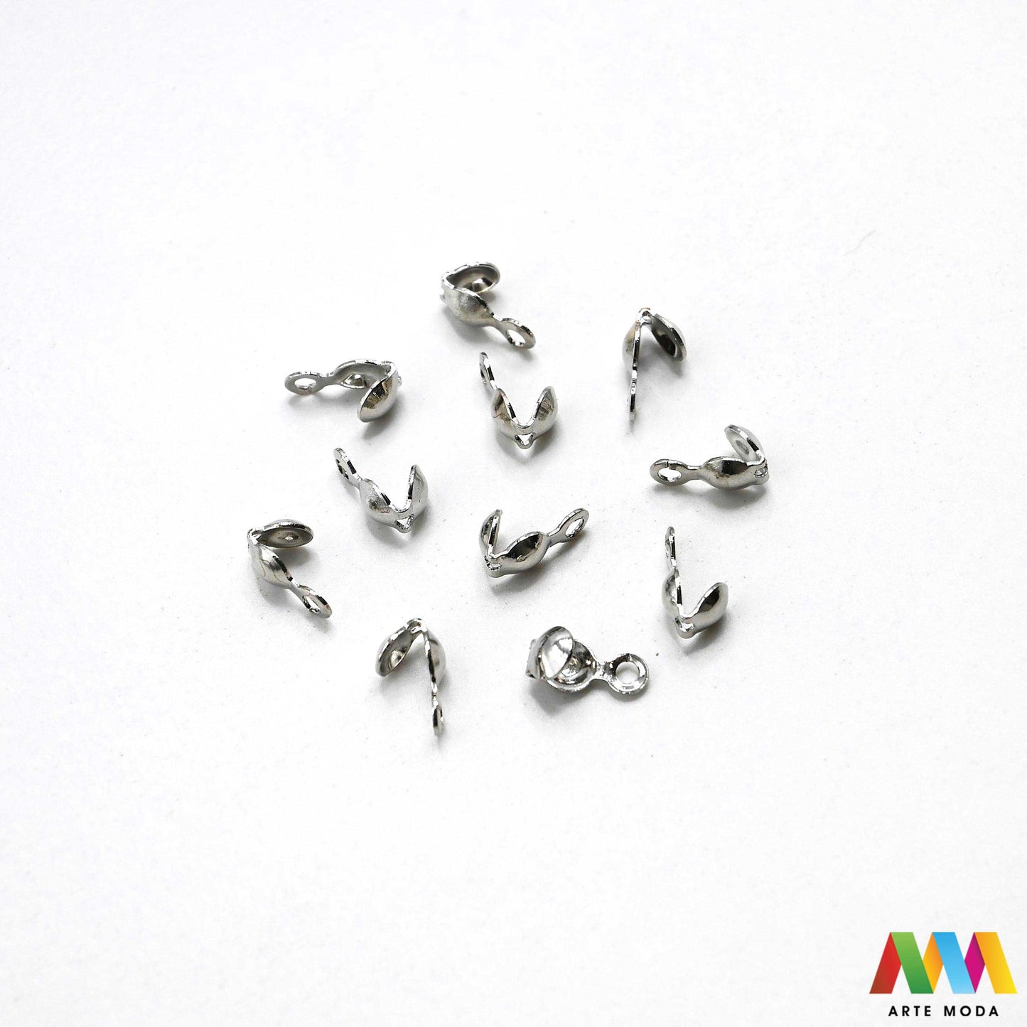 stiskač za čvor s petljom sakrivanje čvora metalne kapice čvorove štitnik petlja poklopac fiksiranje omčica metalni pribor DIY materijal srebrni zlatni Postignite savršen finiš Metalni žabo završetak esencijalan alat za sakrivanje čvorova fiksiranje kopči vašem nakitu kalote uredan izgled uradi sam projektu pretvarajući običan čvor elegantan metalni završetak s čvrstom omčicom Idealni za nizanje na konac svilu sajlu trajnost profesionalnu estetiku svojim kreacijama metalne završetke arte moda repromaterijal