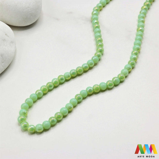 stakleni niz staklo perle zrna zrno staklena perla okrugle okrugla Staklene okrugle perle koje služe za nizanje i izradu nakita poput narukvica i ogrlica te torbica i ostalih modnih dodataka