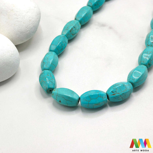 tirkiz poludragi kamen kristal mineral nakit prirodni meditacija zaštita sreća plava grlena čakra ljekovito kamenje energija kristala Simbol neba i mora ovaj prekrasni plavi poludragi kamen cijenjen je zbog svoje ljepote i metafizičkih svojstava Vjeruje se da pomaže u komunikaciji donosi sreću i štiti od negativne energije Savršen je za izradu nakita i meditaciju