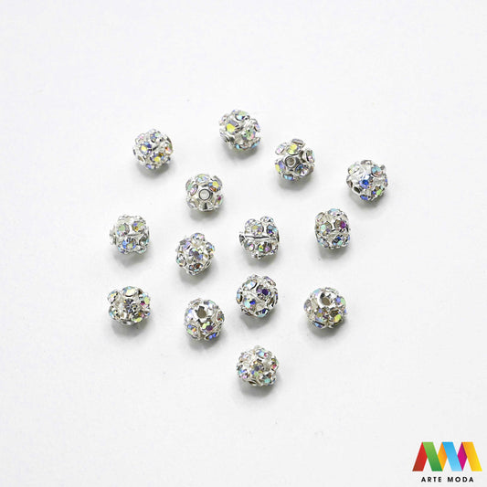shamballa disco kugle kristalne perle sjajne kuglice cirkoni glamur nakit izrada narukvica DIY svjetlucavo šarene pave s kristalima za svjetlucave narukvice materijal ogrlice Dodajte dozu glamura svojim kreacijama su prekrivene stotinama sitnih kristala koji pružaju efekt Ove svjetlucave perle su idealne za izradu popularnih elegantnih naušnica i upečatljivih ogrlica Dostupne u širokoj paleti boja naše kristalne kuglice osigurat će da vaš uradi sam nakit bude u centru pažnje arte moda repromaterijal