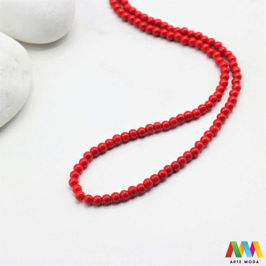 stakleni niz staklo perle zrna zrno staklena perla okrugle okrugla Staklene okrugle perle koje služe za nizanje i izradu nakita poput narukvica i ogrlica te torbica i ostalih modnih dodataka