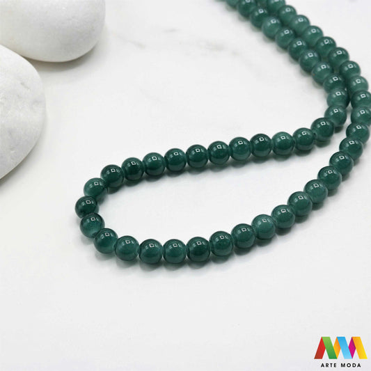 stakleni niz staklo perle zrna zrno staklena perla okrugle okrugla Staklene okrugle perle koje služe za nizanje i izradu nakita poput narukvica i ogrlica te torbica i ostalih modnih dodataka