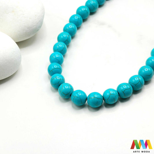 tirkiz poludragi kamen kristal mineral nakit prirodni meditacija zaštita sreća plava grlena čakra ljekovito kamenje energija kristala Simbol neba i mora ovaj prekrasni plavi poludragi kamen cijenjen je zbog svoje ljepote i metafizičkih svojstava Vjeruje se da pomaže u komunikaciji donosi sreću i štiti od negativne energije Savršen je za izradu nakita i meditaciju