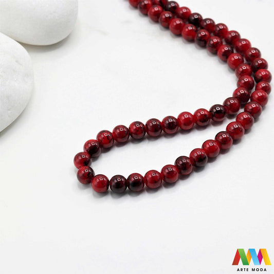 stakleni niz staklo perle zrna zrno staklena perla okrugle okrugla Staklene okrugle perle koje služe za nizanje i izradu nakita poput narukvica i ogrlica te torbica i ostalih modnih dodataka