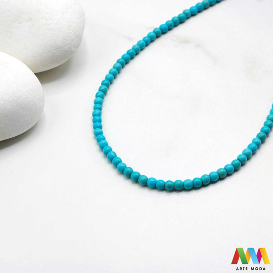 tirkiz poludragi kamen kristal mineral nakit prirodni meditacija zaštita sreća plava grlena čakra ljekovito kamenje energija kristala Simbol neba i mora ovaj prekrasni plavi poludragi kamen cijenjen je zbog svoje ljepote i metafizičkih svojstava Vjeruje se da pomaže u komunikaciji donosi sreću i štiti od negativne energije Savršen je za izradu nakita i meditaciju