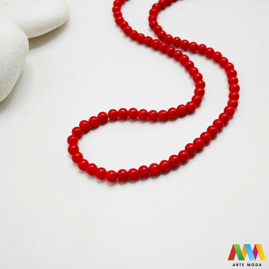 stakleni niz staklo perle zrna zrno staklena perla okrugle okrugla Staklene okrugle perle koje služe za nizanje i izradu nakita poput narukvica i ogrlica te torbica i ostalih modnih dodataka