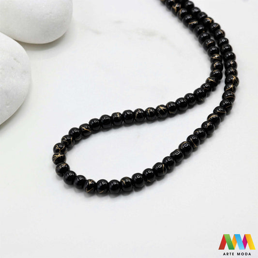 stakleni niz staklo perle zrna zrno staklena perla okrugle okrugla Staklene okrugle perle koje služe za nizanje i izradu nakita poput narukvica i ogrlica te torbica i ostalih modnih dodataka