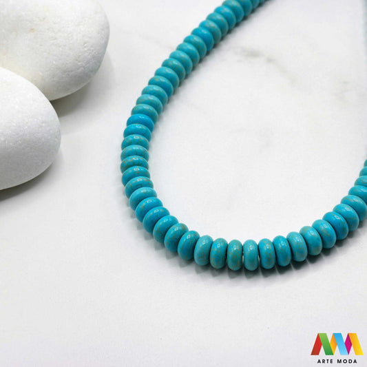 tirkiz poludragi kamen kristal mineral nakit prirodni meditacija zaštita sreća plava grlena čakra ljekovito kamenje energija kristala Simbol neba i mora ovaj prekrasni plavi poludragi kamen cijenjen je zbog svoje ljepote i metafizičkih svojstava Vjeruje se da pomaže u komunikaciji donosi sreću i štiti od negativne energije Savršen je za izradu nakita i meditaciju