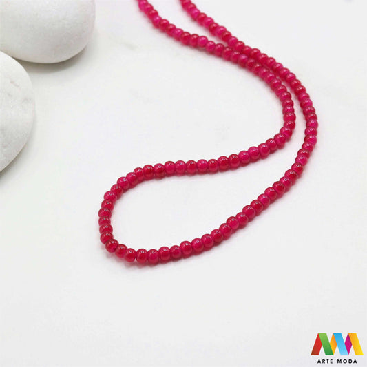 stakleni niz staklo perle zrna zrno staklena perla okrugle okrugla Staklene okrugle perle koje služe za nizanje i izradu nakita poput narukvica i ogrlica te torbica i ostalih modnih dodataka